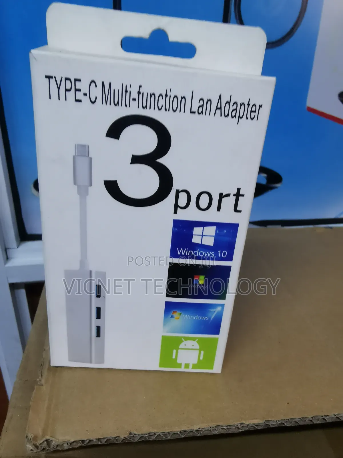 Type C Hub With USB 3.0 and Ethernet