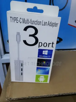 Type C Hub With USB 3.0 and Ethernet