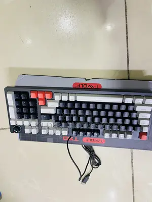 Black Grey T50 Mechanical Gaming Keyboard With RGB Backlight