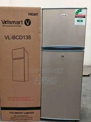 Volsmart Double Door 138litres Silver Fridge