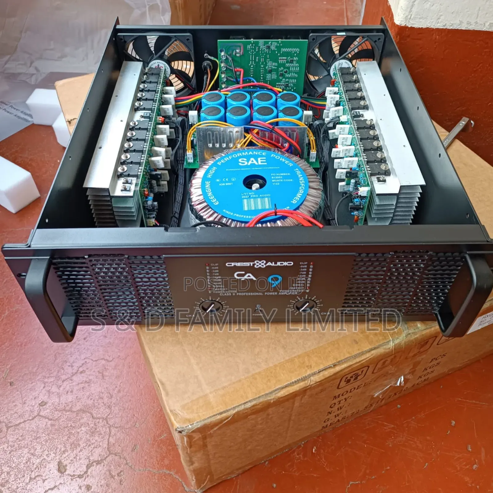 Crest Audio CA9 Long Press Amplifier