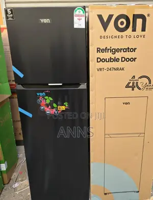 Von 247 Litres 247vrt-Nrak No Frost Double Door Fridge