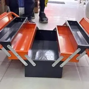 Empty.Metallic Portable Tool Box