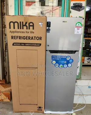 Mika 168litres Double Door Fridge 1.