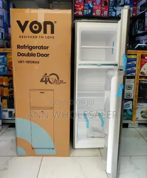 *Von Double Door Fridge 181litres