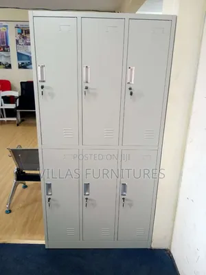 6 Door Lockable Storage Cabinet