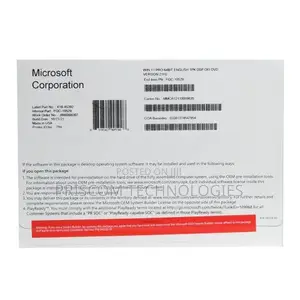 Microsoft Windows 11 Pro 64 BIT Operating System