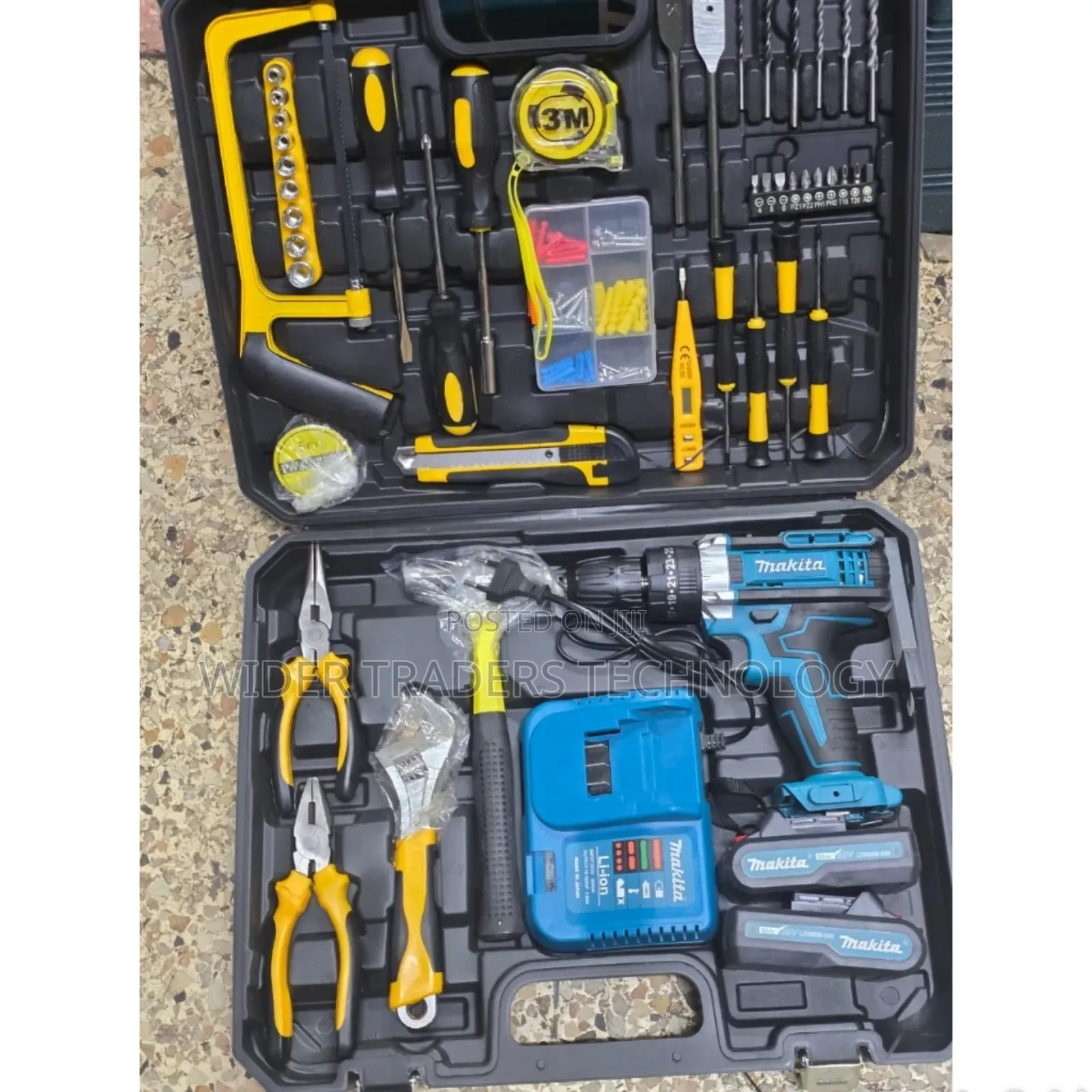 48v Makita 108 Pcs Cordless Set 
Has Hammer Function 
2 Batt