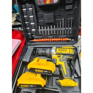 Dewalt 48v Cordless Drill 
Has Hammer Function 
Has Accessor