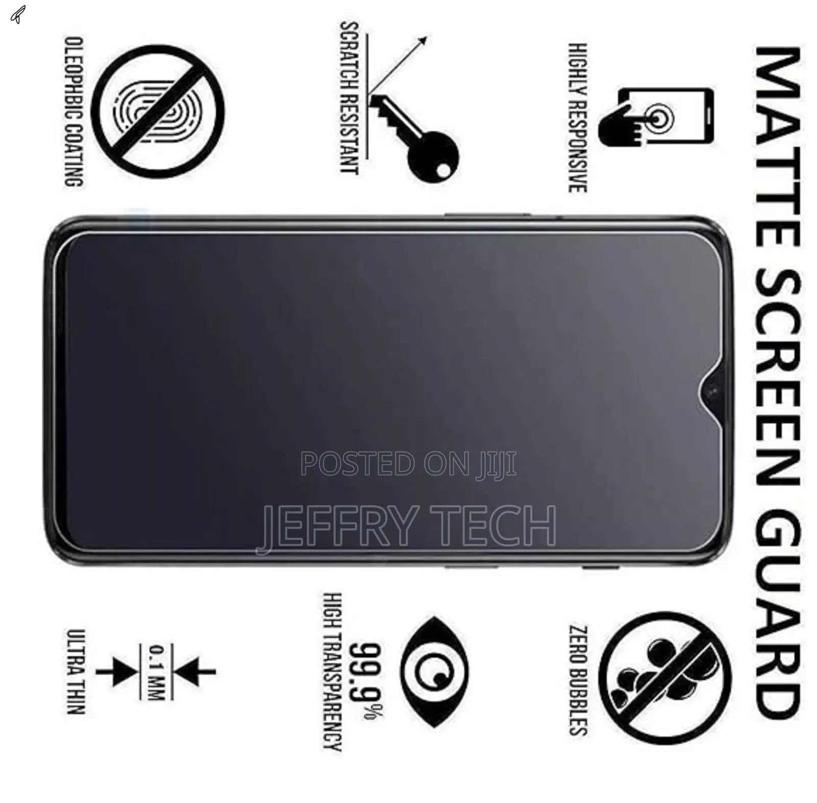 Screen Protector for Tecno Spark 8 Ceramic Fully Flexible