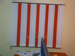 Classy White Vartical Blinds Fabrics