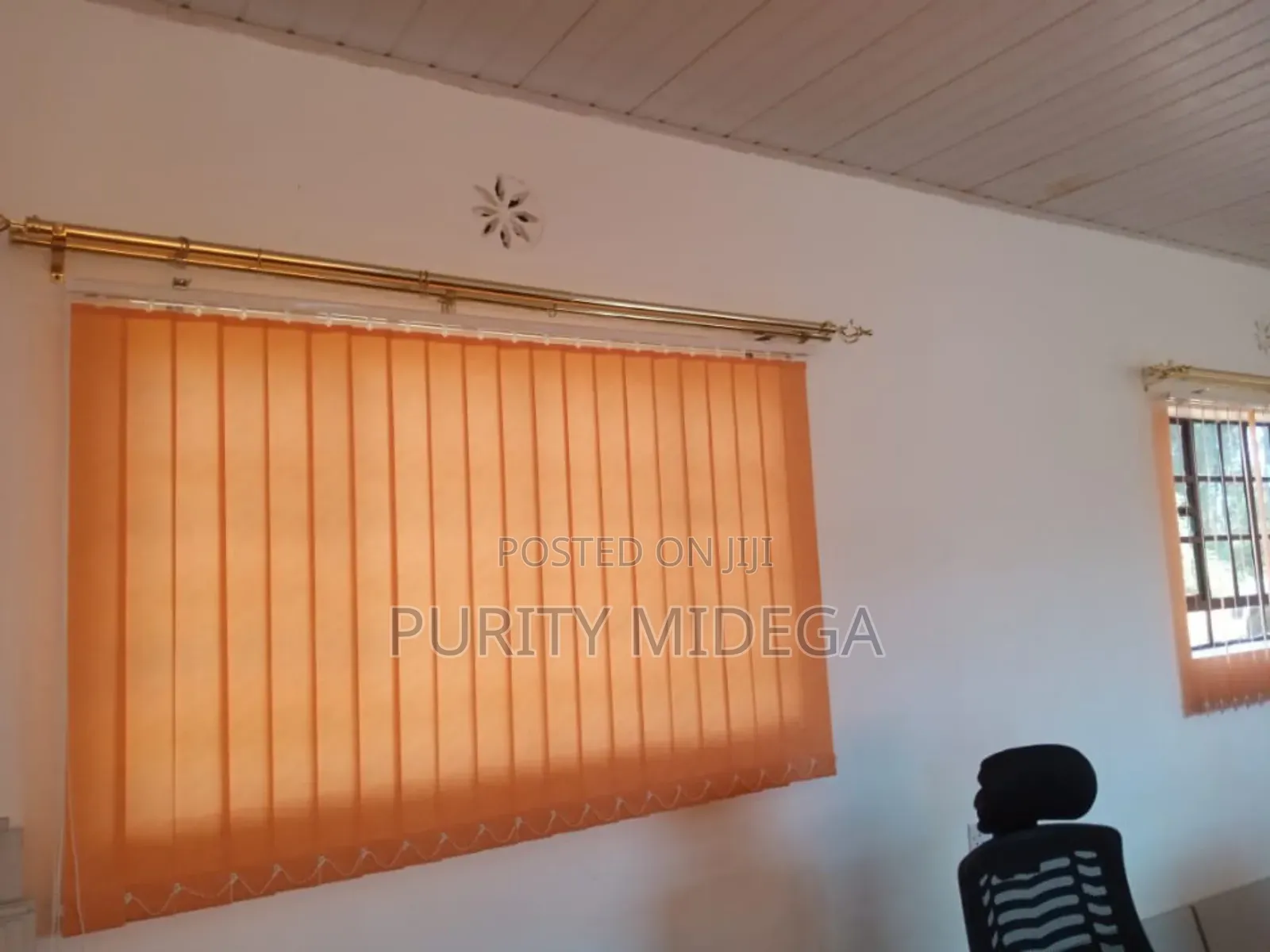 Classy White Vartical Blinds Fabrics