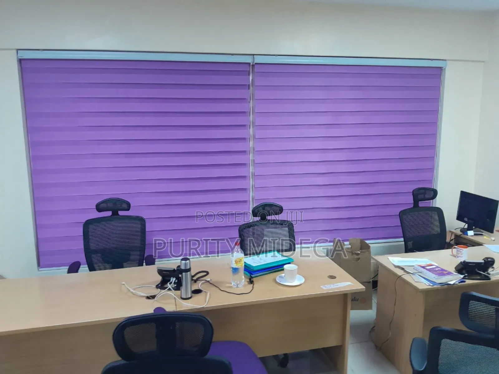 Beutiful Purple Sheer Rollers