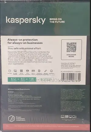 Kaspersky Small Office Security Latest Version- (5+5+1)Pcs