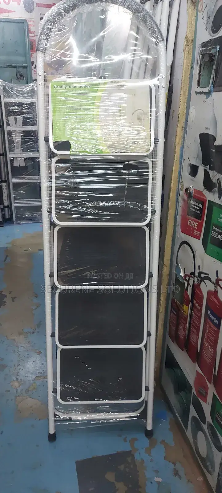 Stainless Steel 5 Step (Rubber Grip) Foldable Handy