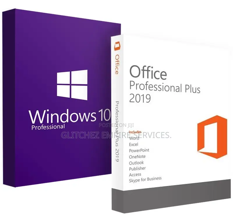 Windows 10 Pro + Microsoft Office 2019 (Genuine Key)