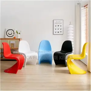 Home Chairs: Vitra Mid-Century Modern Panton Plastic Chair