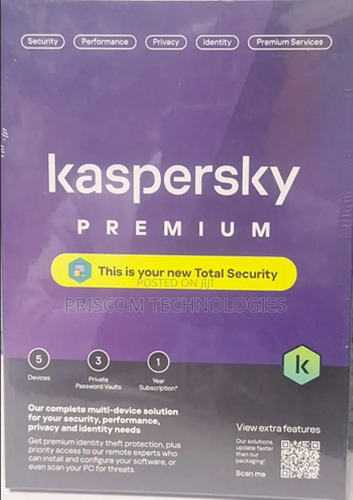 Kaspersky Premium- 5 Devices 1 Year Subscription