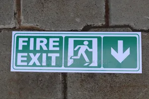 Fire Escape Signage