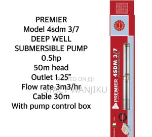 Deep Well Submersible Water Pump 0.5hp/ Submersible Pump