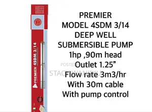 New 1hp Submersible Water Pump/ Premier Submersible Pump 1hp