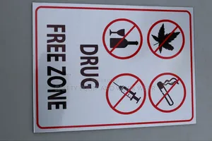 Drug Free Zone Sign