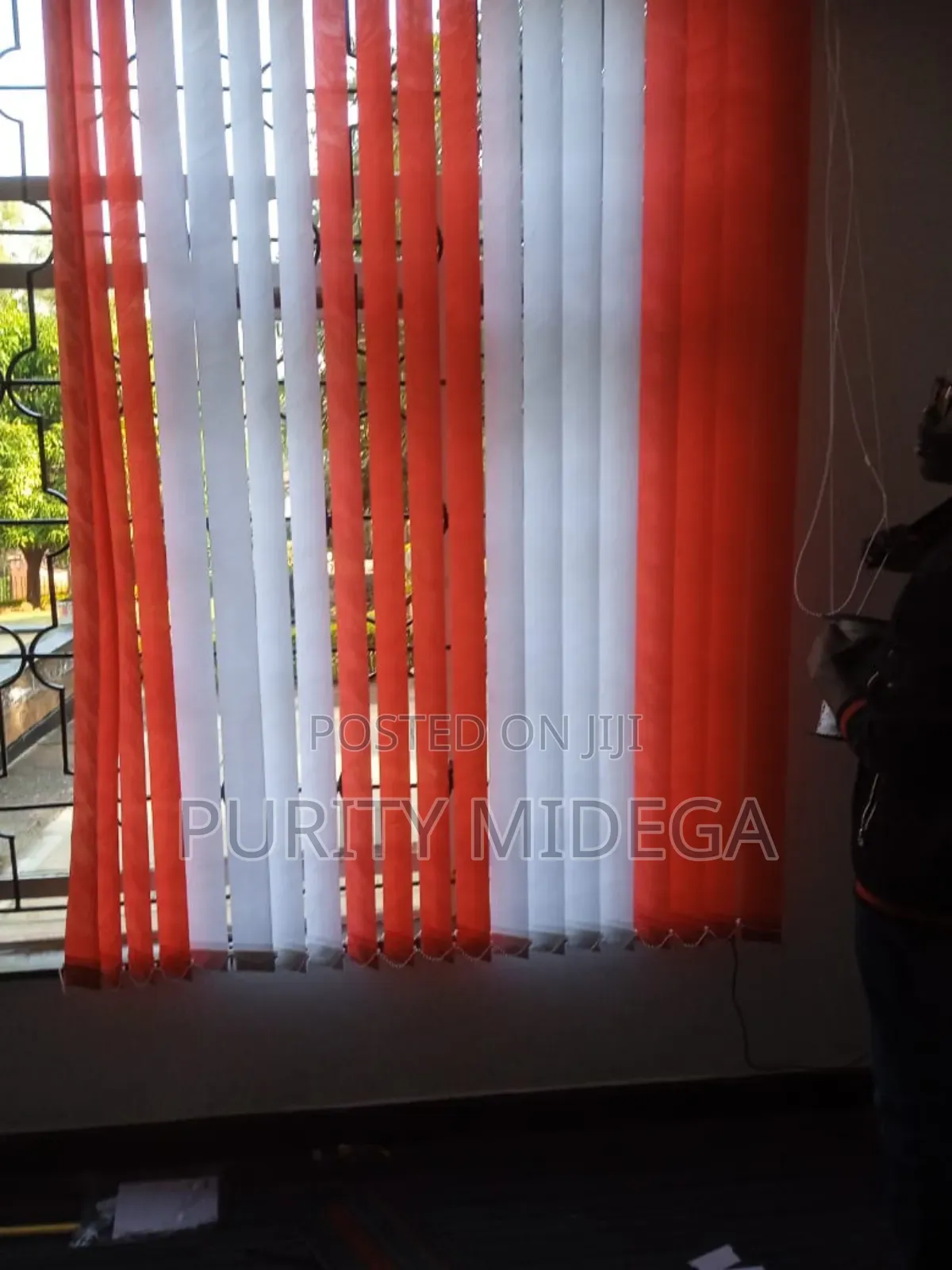 Pretty Vertical Blinds Installation