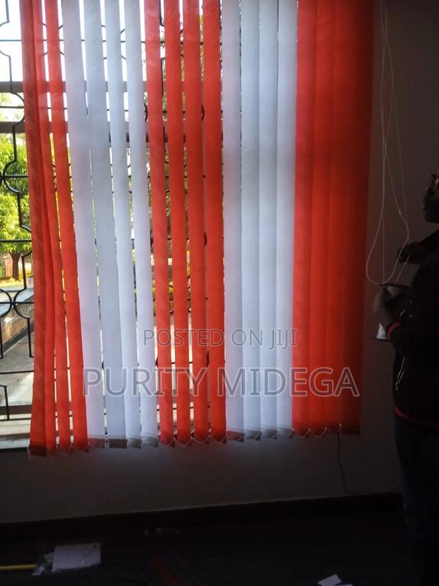 Pretty Vertical Blinds Installation