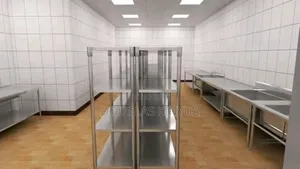 Solid Stainless Steel Storage Rack.