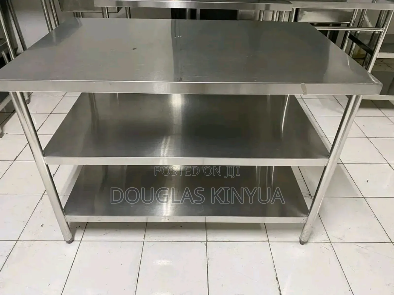3 Tiers Stainless Steel Working Table 