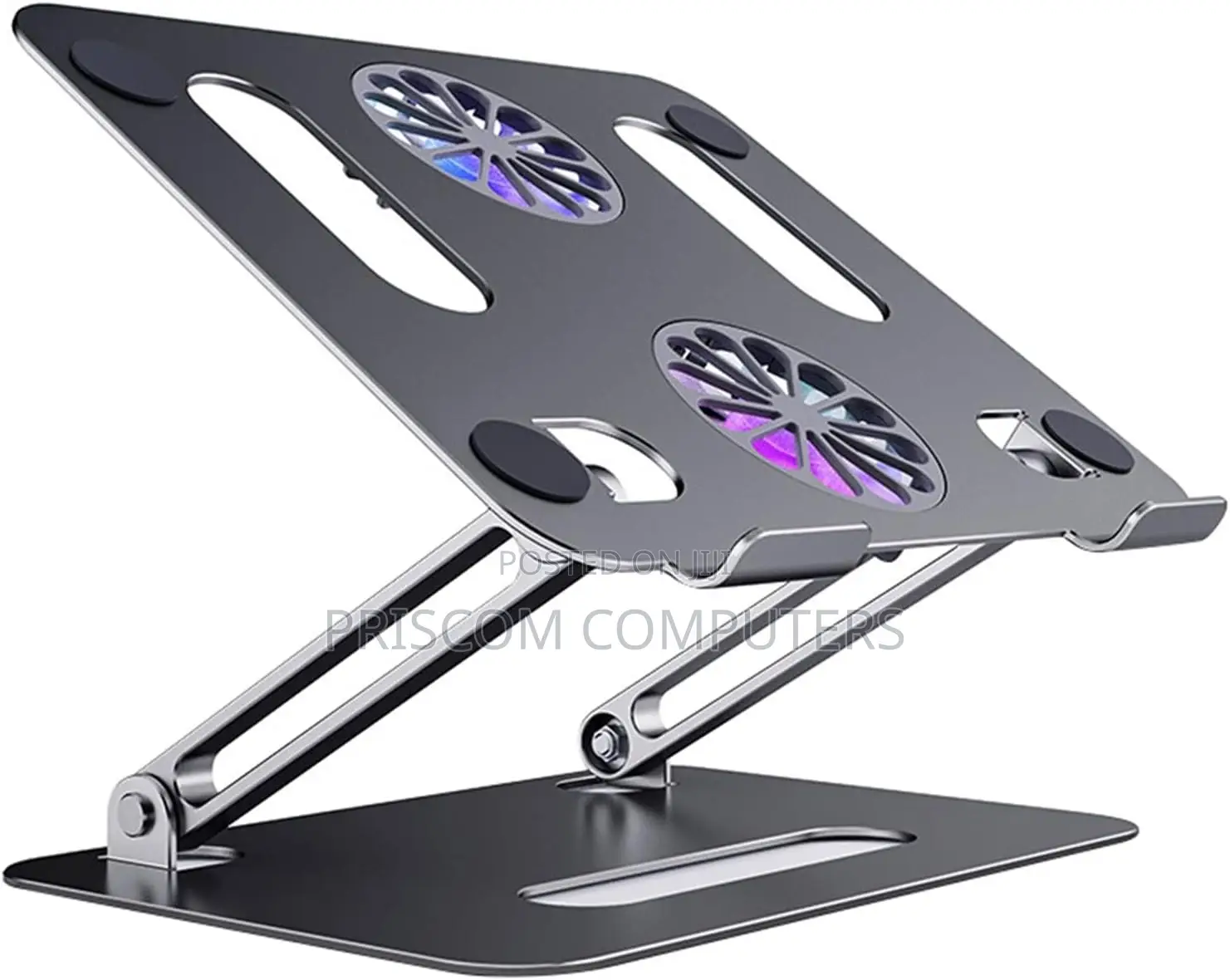 Aluminium Laptop Stand V4.1 With Dual Fan Cooling