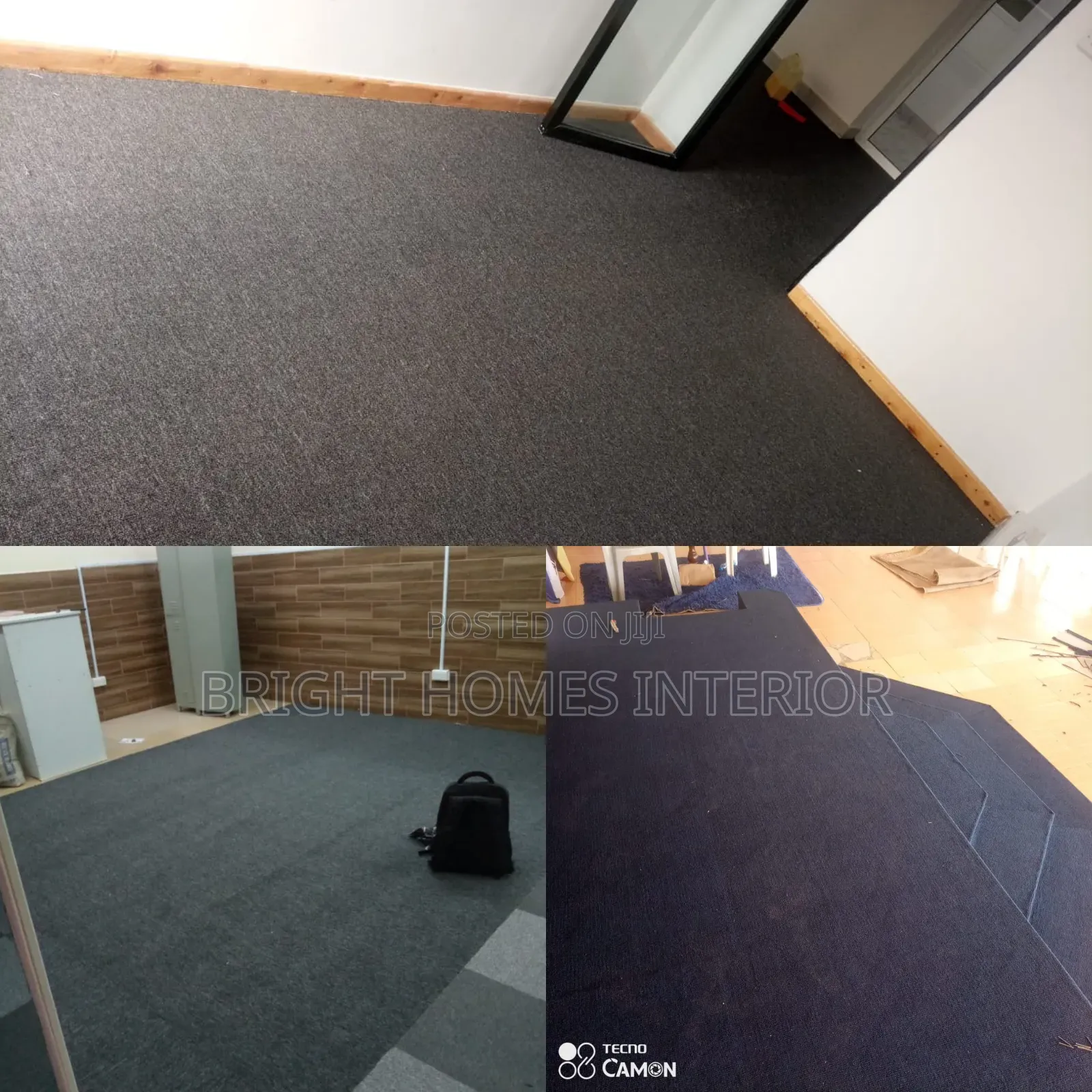 Charcoal Grey Office Carpet Available in Plenty
