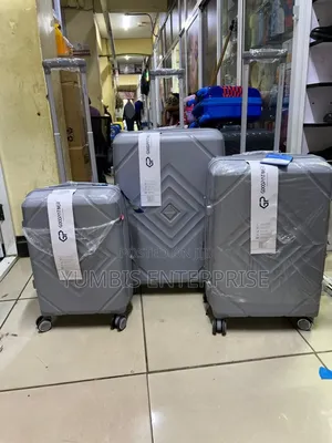 Expandable Double Zip Unbreakable -Rubber Luggage Suitcases