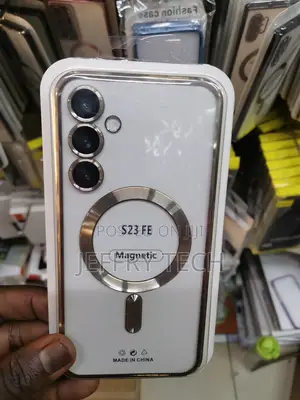 Galaxy S23 Fe Case With Magsafe Electroplated With Gold
