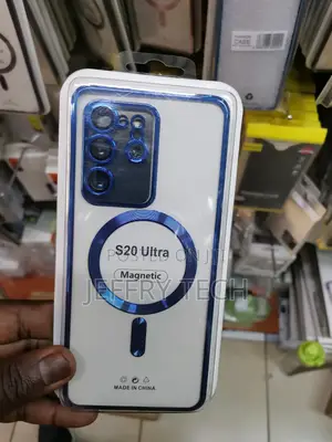 Samsung Galaxy S20 Ultra With Magsafe Blue Electroplated