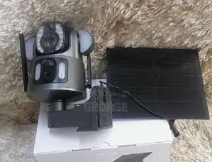 NEW-4G 6MP Ubox Dual Lens Dual Screen Solar PTZ Camera