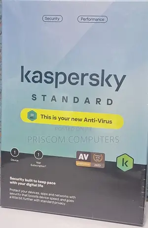 Kasperskstandard Anti-Virus 2024 ,1 Device,1 Year, Security