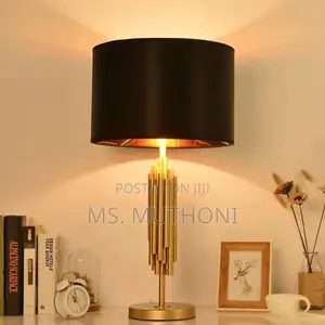 Black Luxury Modern Bedroom /Living /Room Study Lamp