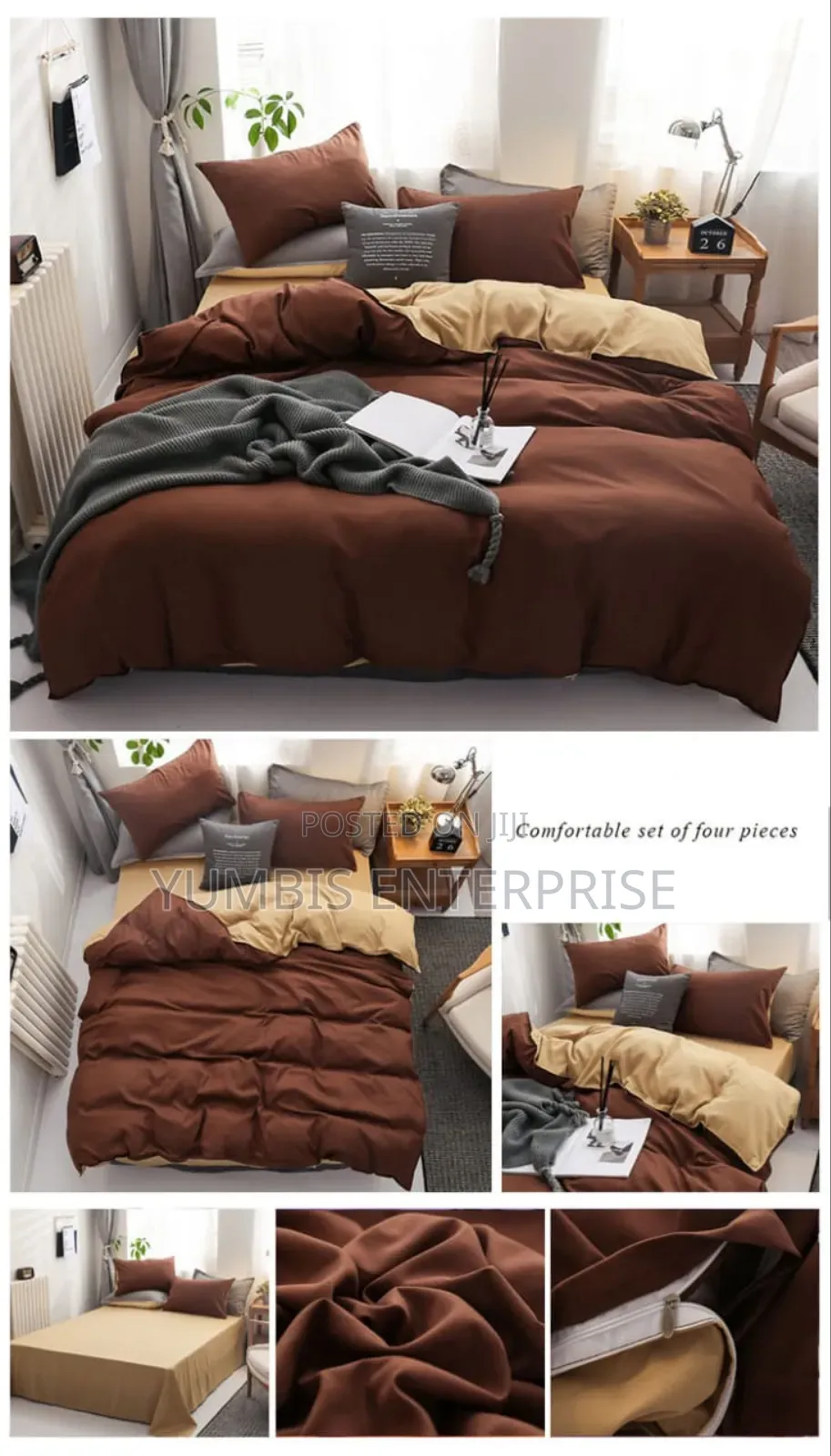 4 in 1 Duvet Covers Sets(Sizes 6 by 6)