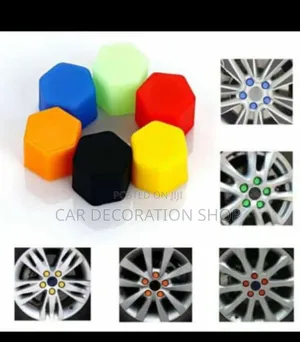 20pc Set Different Color Silicone Rim Nut Covers 17/19/21mm