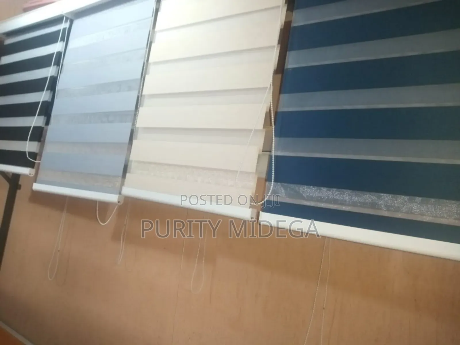 Classy Horizontal Zebra Blinds