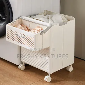 2pcs Laundry Basket Laundry Hamper Basket With Wheels