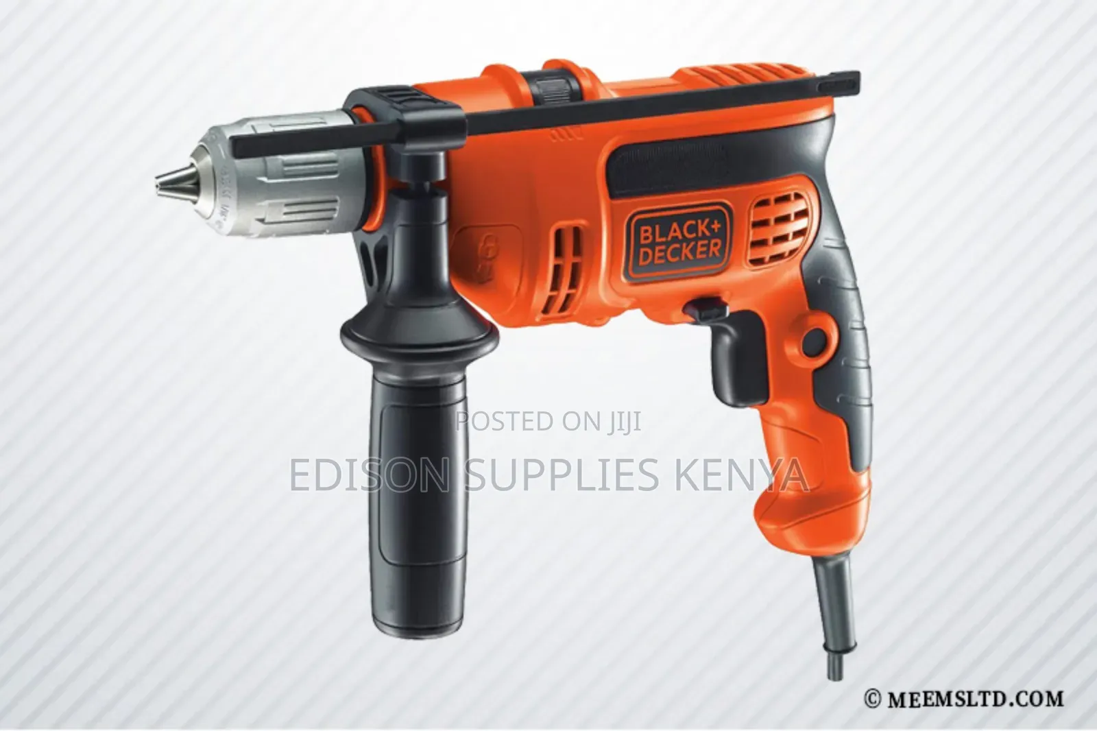Black Decker Hammer Drill 600w Keyless Automatic Chuck 13mm