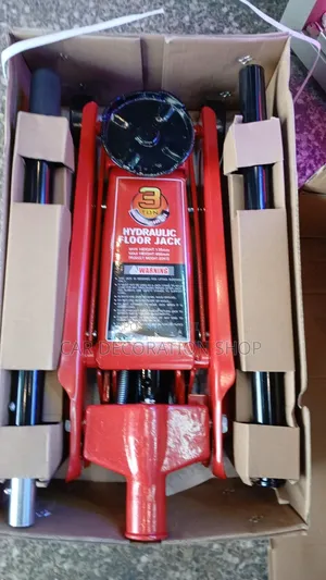 Brand New Hand Operated 3ton Red Floor Trolley Jack