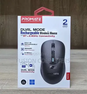 Promate Dual Mode Rechargeable Wireless Mouse Samo