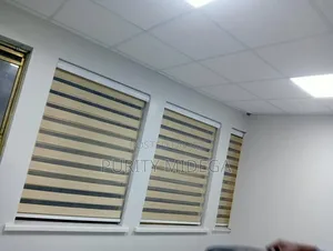 Cream Zebra Blinds/ Horizontal Blinds