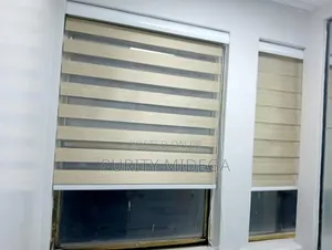 Cream Zebra Blinds/ Horizontal Blinds