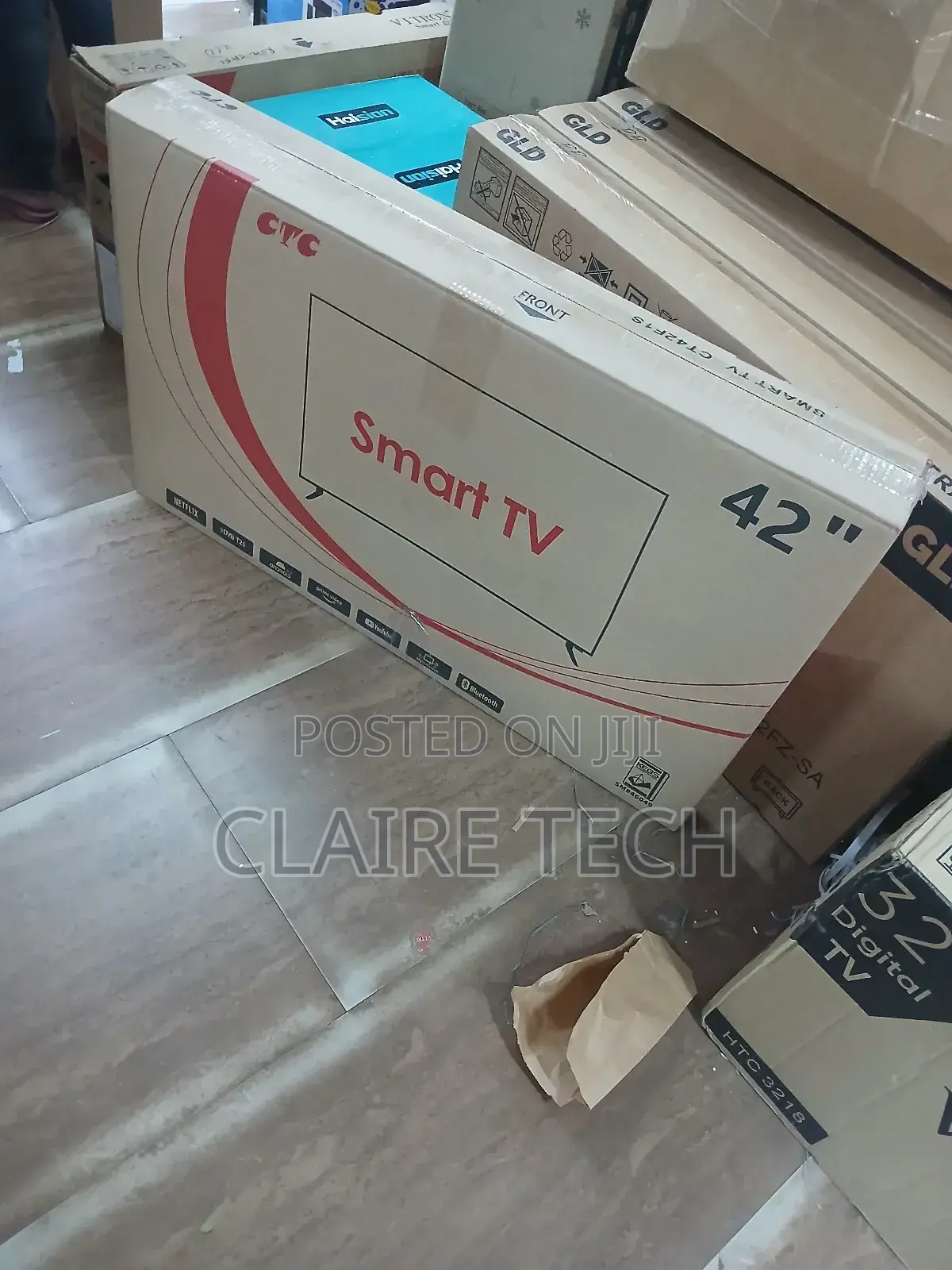 CTC Smart Android TV 42''inch Frameless With Bluetooth