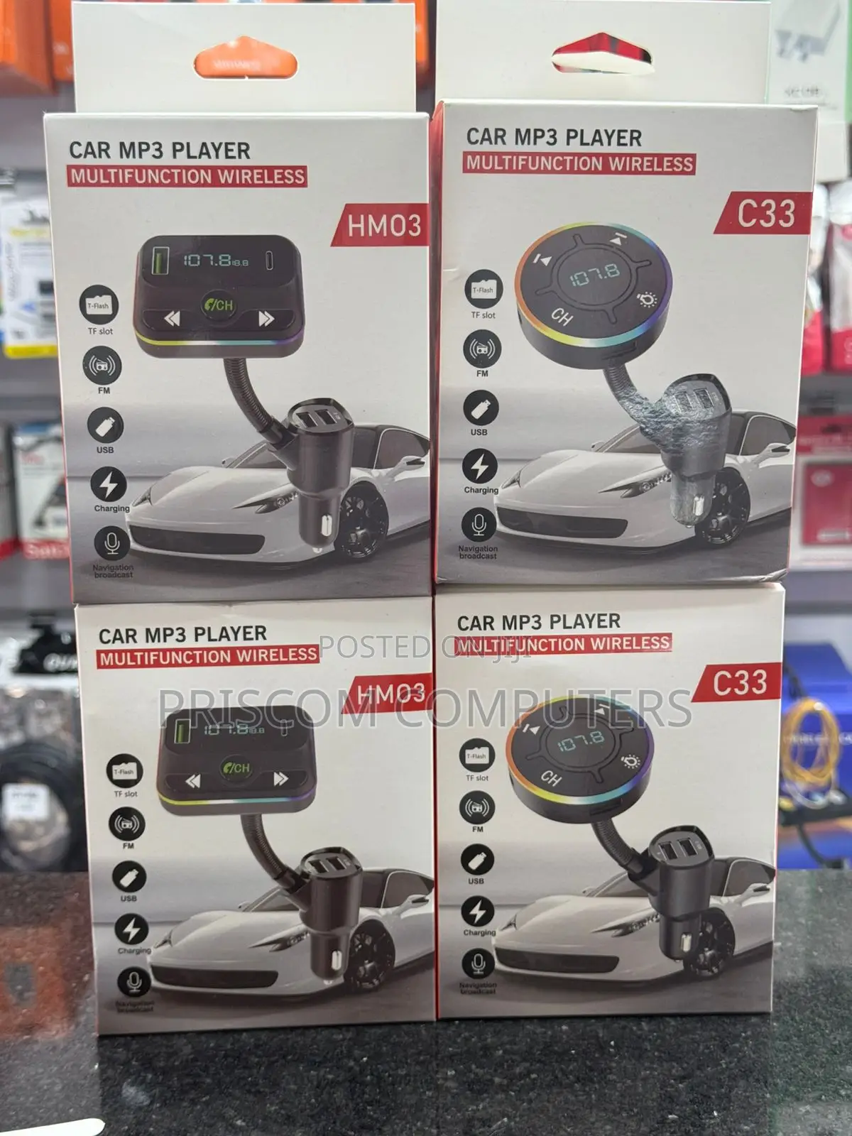 Multifunction Wireless Car Mp3 Player