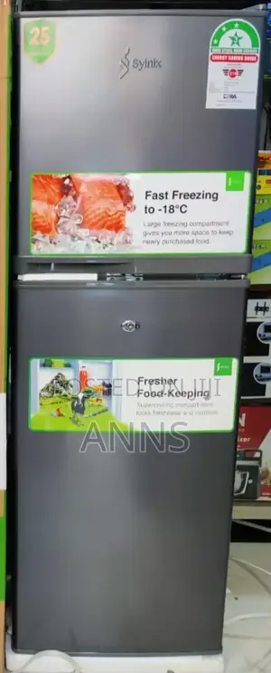 Syinix 210 Litres With Lock Double Door Refrigerator